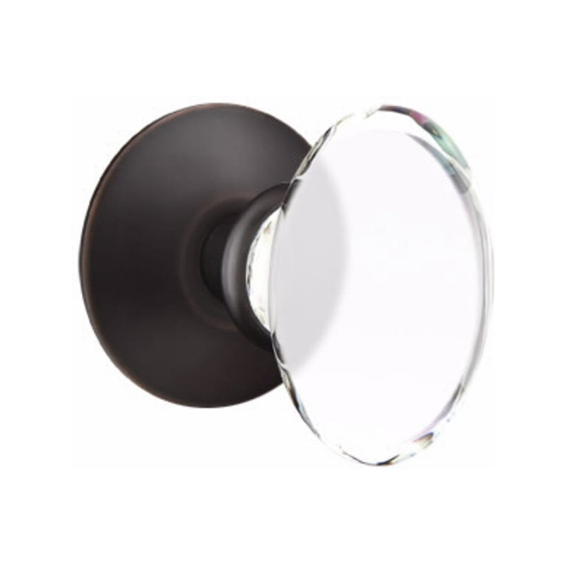 Emtek Hampton Knob Concealed Screws with Modern Rosette