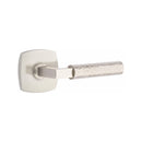 Emtek Select L-Square Hammered Lever with Urban Modern Rosette