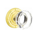 Emtek Lowell Knob Concealed Screws With Ribbon & Reed Rosette