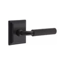Emtek Select R-BAR Hammered Lever Concealed Screws with Wilshire Rosette