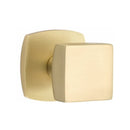 Emtek Square Knob Concealed Screws with Urban Modern Rosette