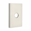 Emtek 2463 Doorbell Button with Modern Rectangular Rosette