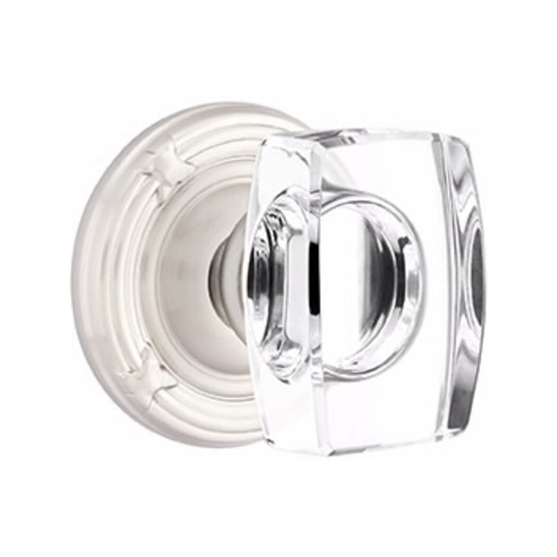 Emtek Windsor Knob Concealed Screws With Ribbon & Reed Rosette