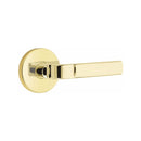 EMTEK Aston Lever Concealed Screws with Disk Rosette