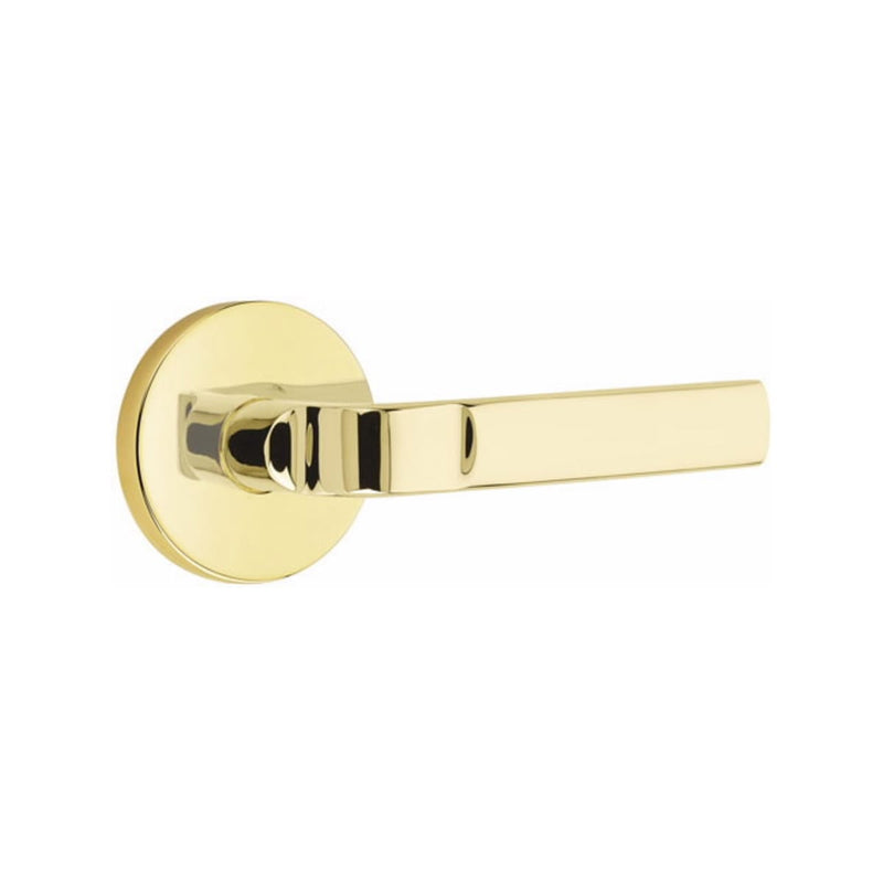 EMTEK Aston Lever Concealed Screws with Disk Rosette