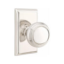 Emtek Norwich Knob Concealed Screws With Rectangular Rosette