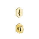 Yale Everly Trim with Auburn Knob Single Cylinder (Interior Trim Pack)