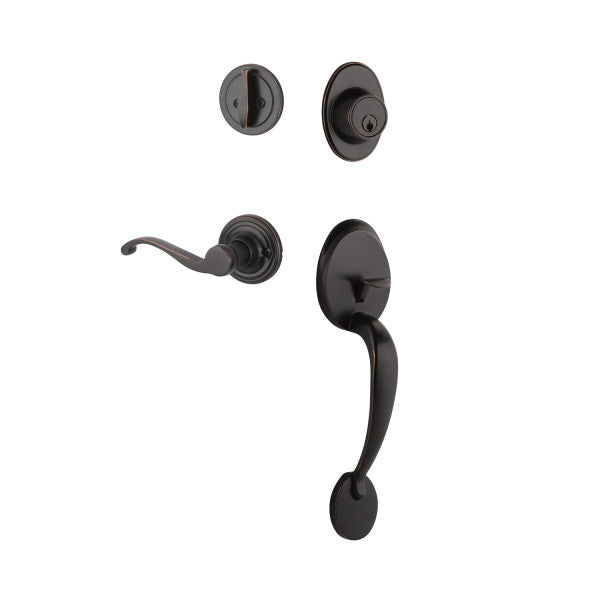 Yale Maguire Entry Set with Farmington Lever Single Cylinder (Exterior + Interior)