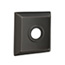 Emtek Transitional Brass Paper Holder - Bar Style With Quincy Rosette