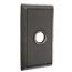 Emtek Transitional Brass Towel Ring With Rectangular Rosette