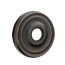 Emtek Transitional Brass Towel Ring With Small Regular Rosette