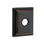 Emtek Transitional Brass Paper Holder - Bar Style With Wilshire Rosette
