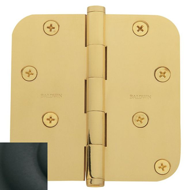 Baldwin 1140I 4" X 4" - 5/8" Radius Mortise Hinge