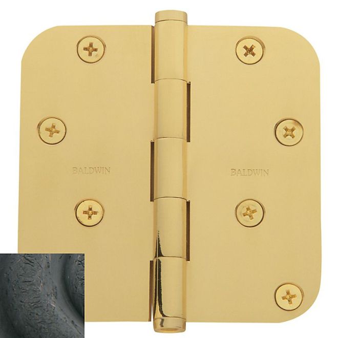 Baldwin 1140I 4" X 4" - 5/8" Radius Mortise Hinge
