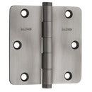 Baldwin 1435I 3-1/2" x 3-1/2" - 1/4" Radius Mortise Hinge