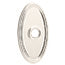 Emtek Transitional Brass Paper Holder - Bar Style With Oval Rosette