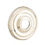 Emtek Transitional Brass Towel Bar With Small Regular Rosette