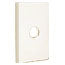 Emtek Modern Brass Paper Holder - Bar Style  With Modern Rectangular Rosette