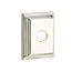 Emtek Transitional Brass Paper Holder - Bar Style With Wilshire Rosette