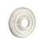 Emtek Transitional Brass Towel Bar With Small Regular Rosette