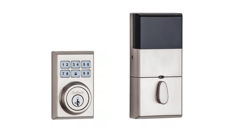 CP910CNTZW500 Clear Pack Z-Wave Enabled Contemporary Smartcode Deadbolt with Z-Wave 500 Chipset with RCAL Latch and RCS Strike