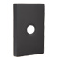 Emtek Modern Brass Paper Holder - Bar Style  With Modern Rectangular Rosette
