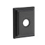 Emtek Transitional Brass Paper Holder - Bar Style With Wilshire Rosette
