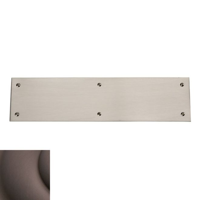 Baldwin 2121112 Push Plate 3" x 12" Beveled Edge Venetian Bronze Finish - Venetian Bronze - Brass