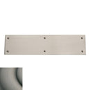 Baldwin 2121151 Push Plate 3" x 12" Beveled Edge Antique Nickel Finish - Antique Nickel - Brass
