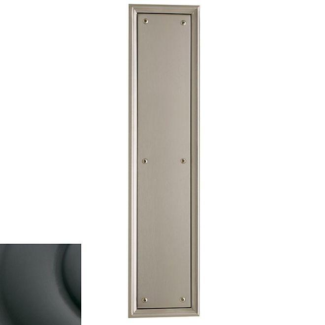 Baldwin 2280102 Push Plate 3-1/2" x 15" Nashville Oil Rubbed Bronze Finish - Oil Rubbed Bronze - Brass