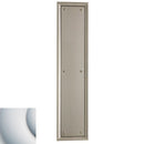 Baldwin 2280260 Push Plate 3-1/2" x 15" Nashville Bright Chrome Finish - Bright Chrome - Brass