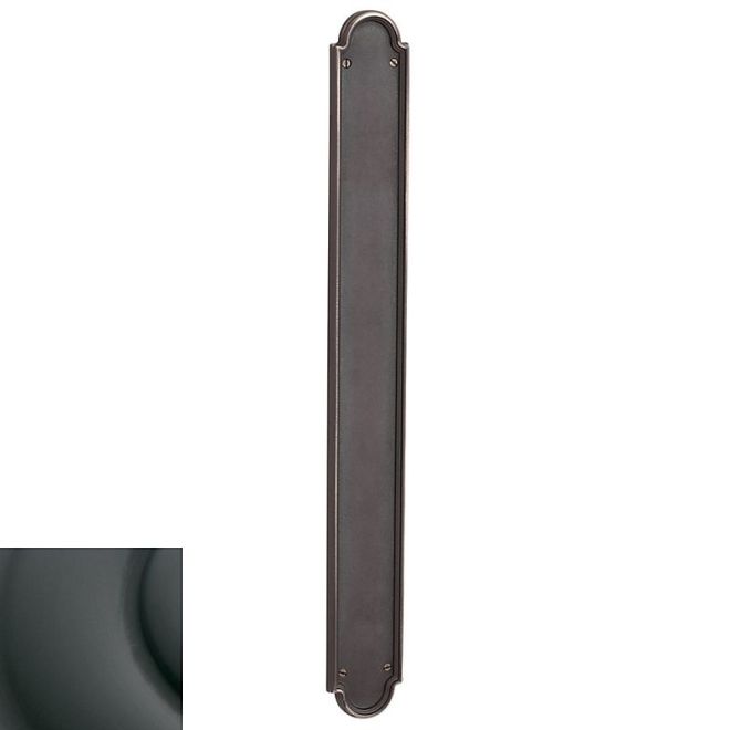 Baldwin 2282102 Push Plate 2-1/4" x 11-7/8" San Francisco Oil Rubbed Bronze Finish - Oil Rubbed Bronze - Brass