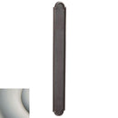 Baldwin 2282150 Push Plate 2-1/4" x 11-7/8" San Francisco Satin Nickel Finish - Satin Nickel - Brass