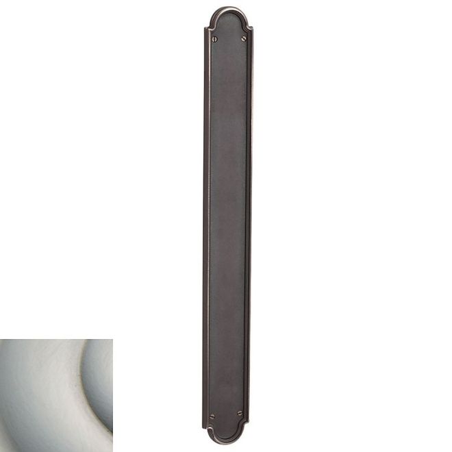 Baldwin 2282150 Push Plate 2-1/4" x 11-7/8" San Francisco Satin Nickel Finish - Satin Nickel - Brass