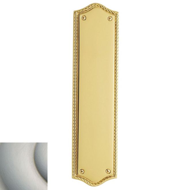 Baldwin 2285150 Push Plate 2-3/4" x 10-7/8" Bristol Satin Nickel Finish - Satin Nickel - Brass