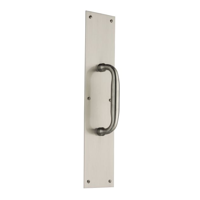 Baldwin 2335150 Pull Plate 3-1/2" x 15" Satin Nickel Finish - Satin Nickel - Brass