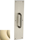 Baldwin 2337003 Pull Plate 4" x 16" Lifetime Brass Finish - Lifetime Brass - Brass