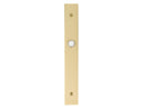 Emtek 2441 Doorbell Button with 1-1/2" x 11" Rosette Stretto Plate