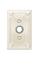 Emtek 2451 Doorbell Button with Arts & Crafts Rosette