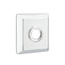 Emtek Transitional Brass Paper Holder - Bar Style With Quincy Rosette