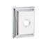Emtek Transitional Brass Paper Holder - Bar Style With Wilshire Rosette