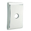Emtek Modern Brass Towel Bar With Neos Rosette