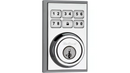 CP910CNTZW500 Clear Pack Z-Wave Enabled Contemporary Smartcode Deadbolt with Z-Wave 500 Chipset with RCAL Latch and RCS Strike