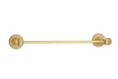 Emtek Modern Brass Towel Bar With Urban Modern Rosette