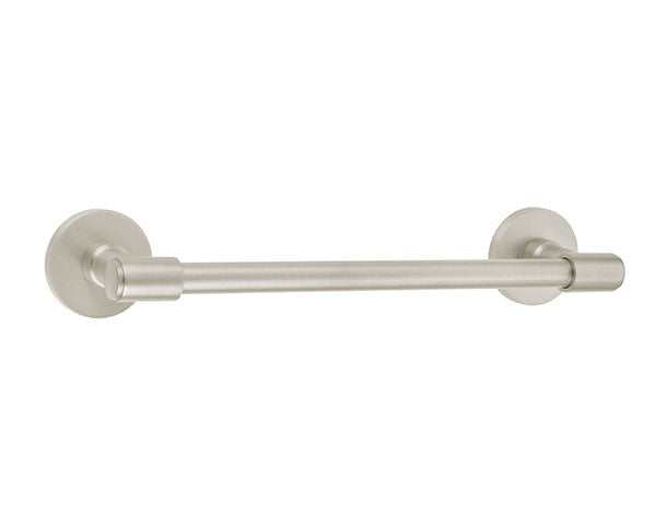 Emtek Transitional Brass Towel Bar With Wilshire Rosette
