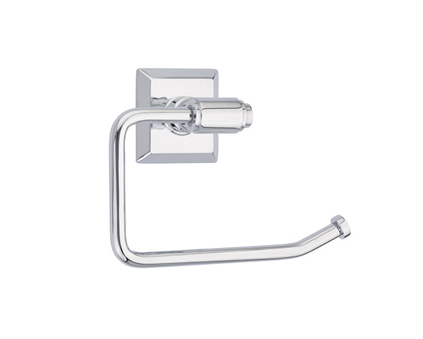 Emtek Transitional Brass Paper Holder - Bar Style With Regular Rosette