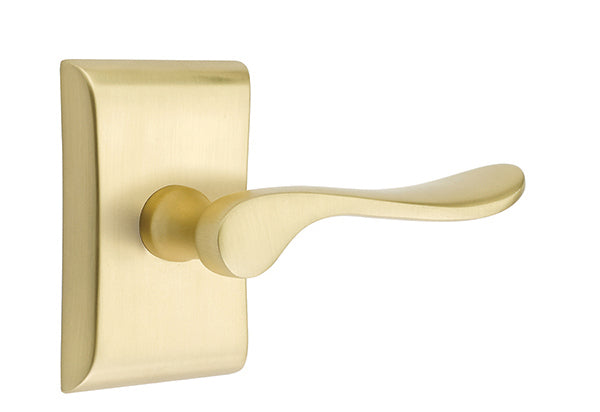 EMTEK Luzern Lever with Neos Rosette