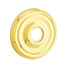 Emtek Transitional Brass Towel Bar With Small Regular Rosette
