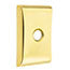 Emtek Modern Brass Towel Bar With Neos Rosette