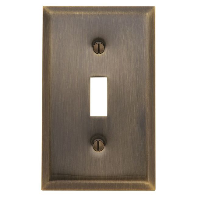 Baldwin 4751 Single Toggle Beveled Switch Plate